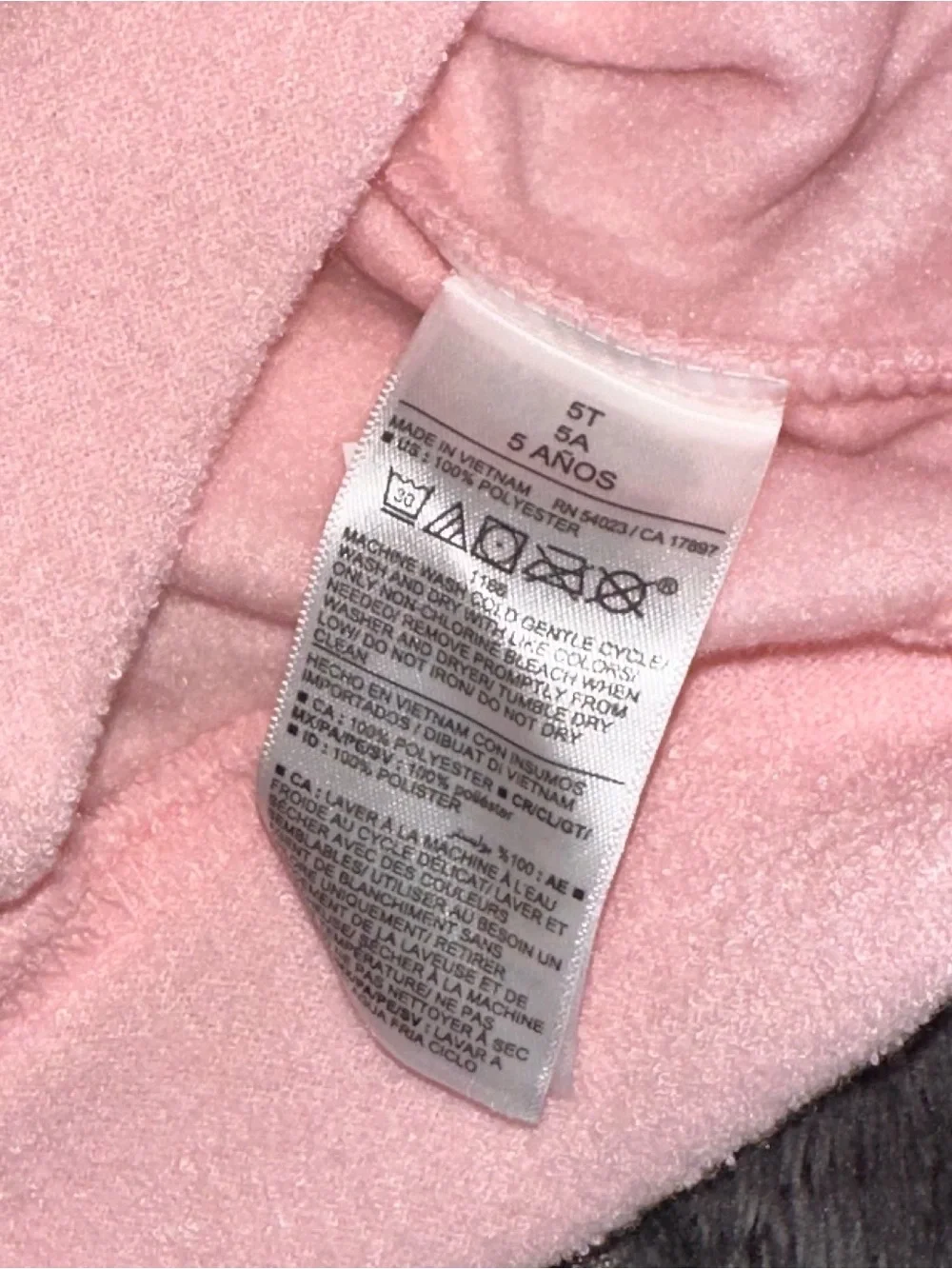 Old Navy toddler girl Classic Half-Zip Pink Fleece Pullover Sweater